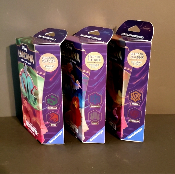*IN HAND* (3) Disney Lorcana Starter Decks The First Chapter - BRAND NEW - Picture 3 of 7